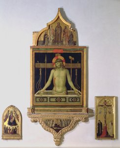 Man of Sorrows（tempera on panel） 作： Niccolò Pietro di Gerini